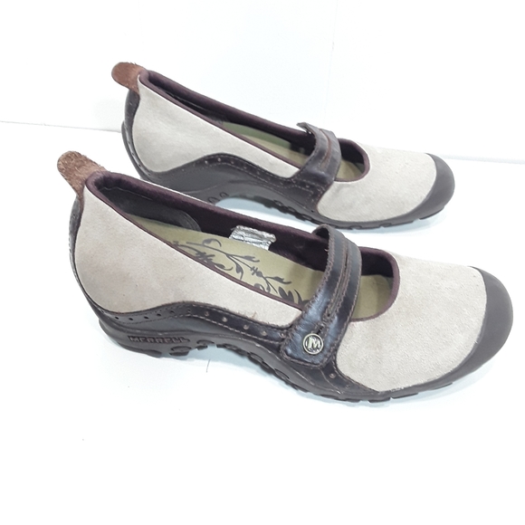 Merrell suede leather Mary Jane hiking shoes size 6 - Picture 5 of 8